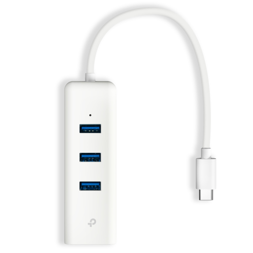 Hub USB-C Tp-Link UE330C Ethernet Gigabit 4 Portas / 3 USB 3.0 / 1 RJ-45
