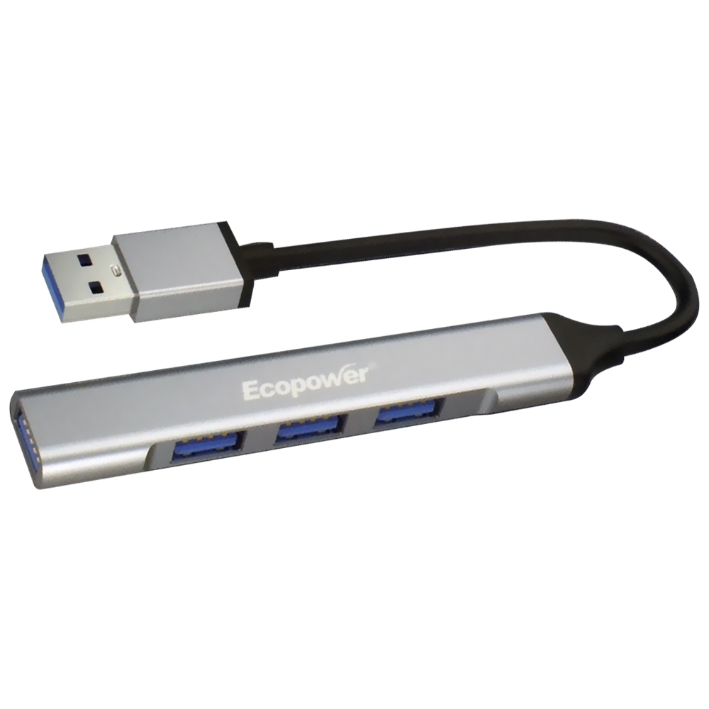 Hub USB EcoPower EP-R010 4 Portas - Cinza