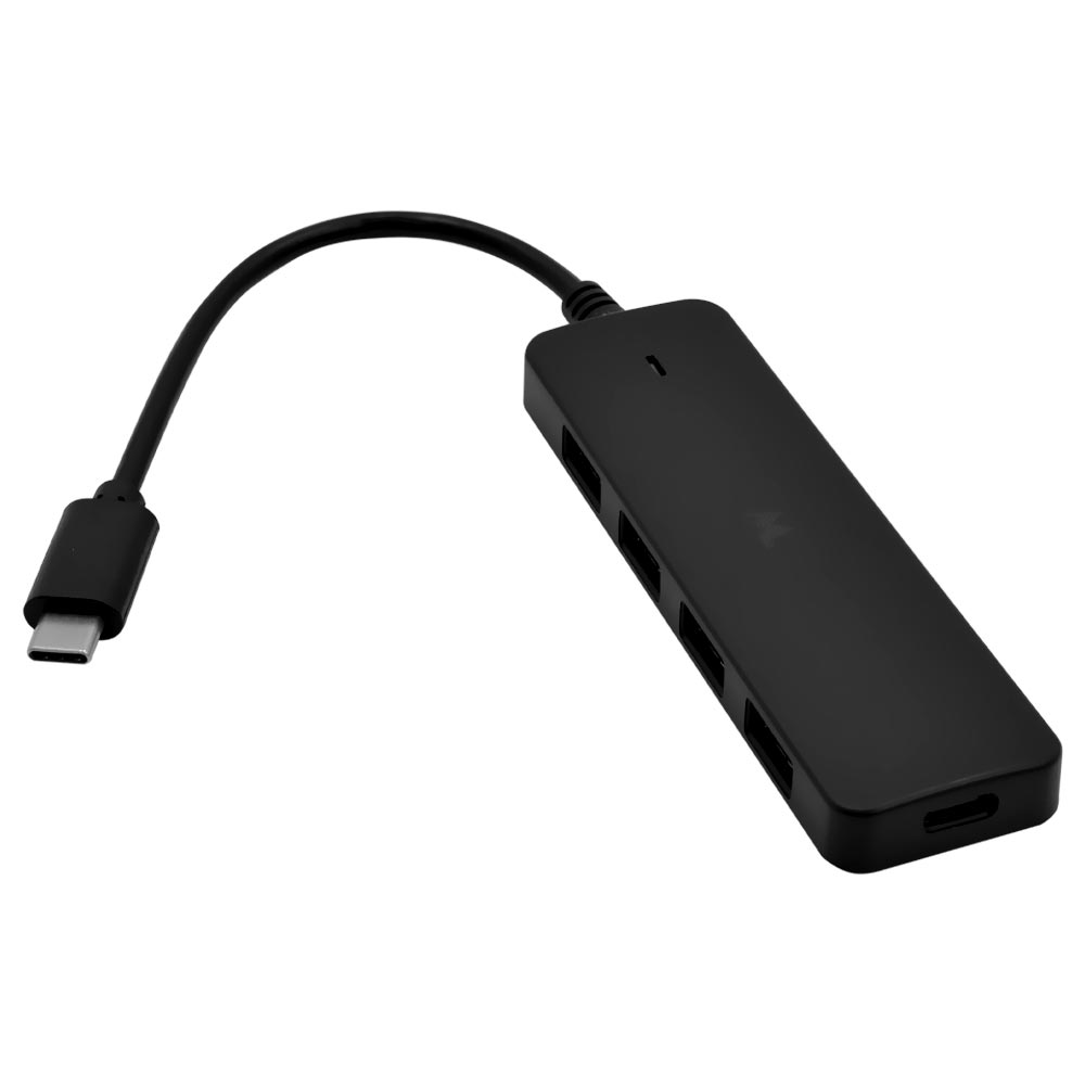 Hub USB Type-C Mtek HB-531TC 4 Portas / USB 3.1 - Preto