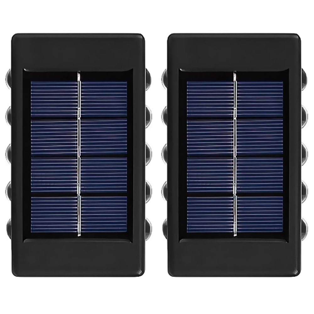Lâmpada LED Satellite A-FL1010 Solar - Preto (Kit com 2)