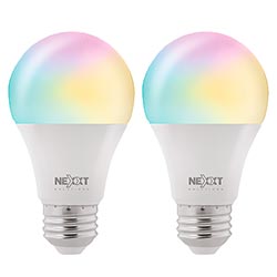 Lâmpada Nexxt NHB-C110 2PK LED / RGB / Smart Wifi / Alexa / Ok Google - 110V (2 Pack)