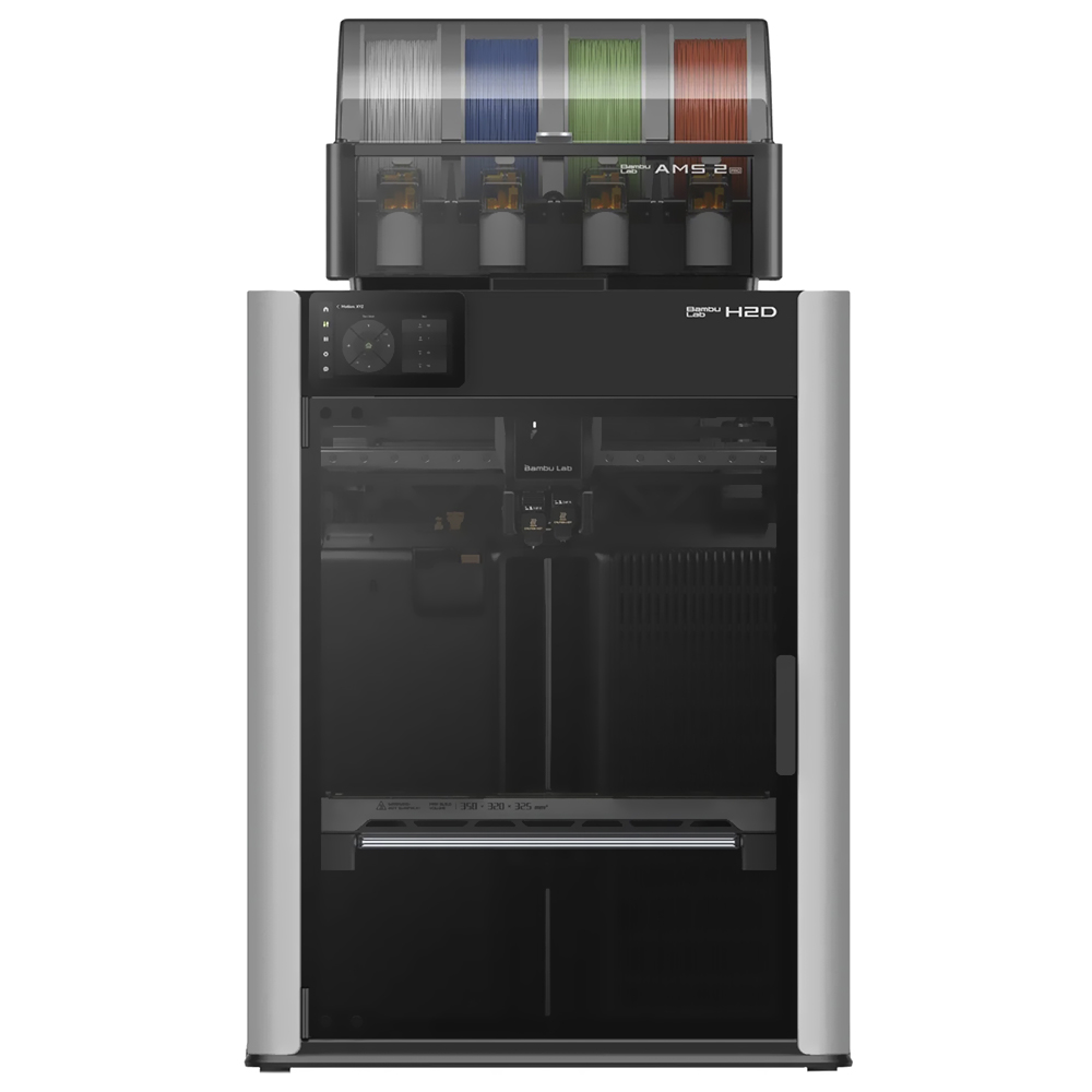 Impressora 3D Bambu Lab H2D PF003-D+SA007 Combo 1 AMS 2 Pro Multi Color / 220V - Cinza