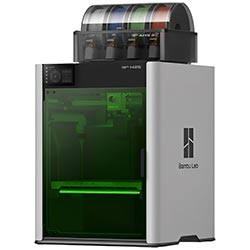 Impressora 3D Bambu Lab H2S LV PF003-L+SA007 Laser Full Combo AMS 2 Pro Multi Color / 110V - Cinza