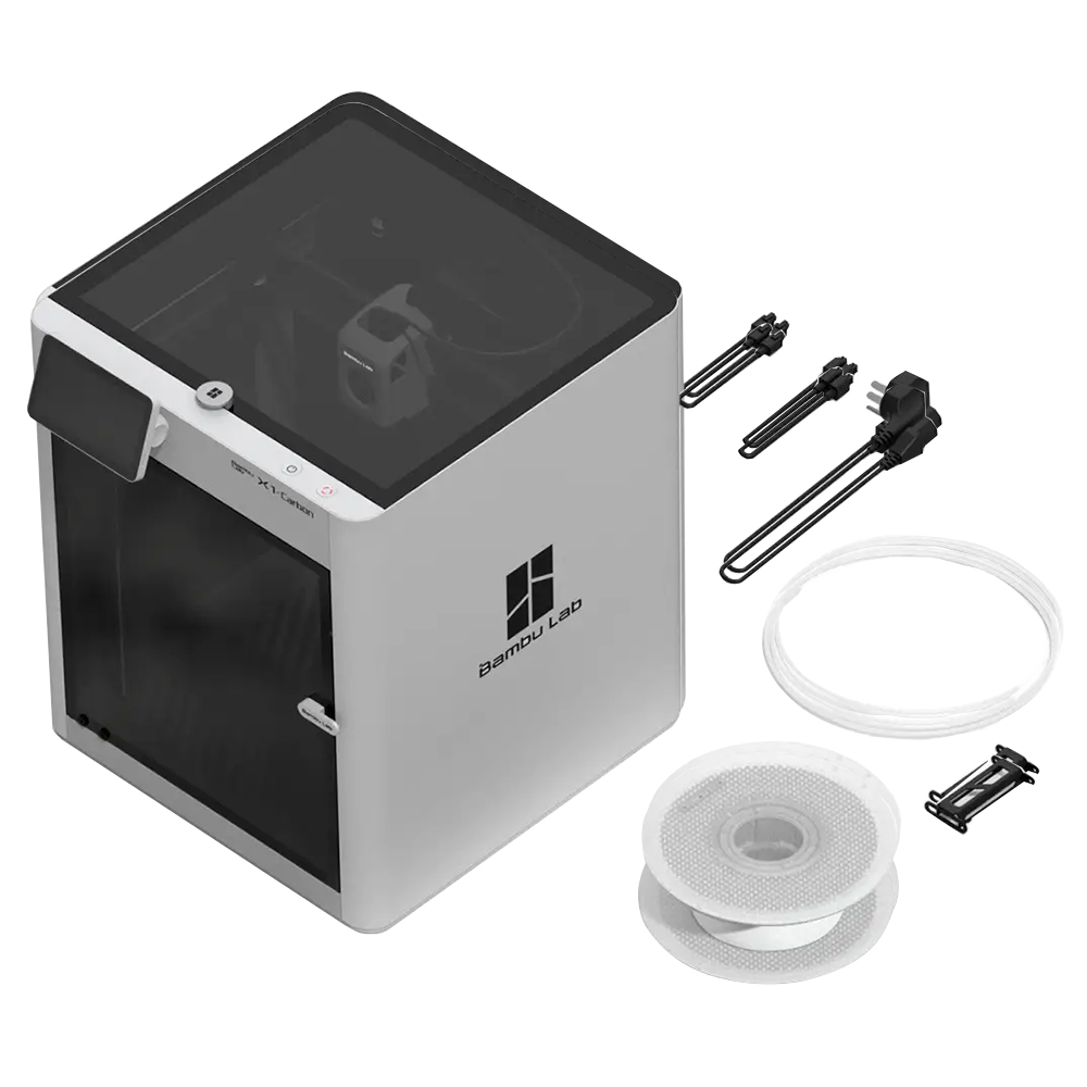 Impressora 3D Bambu Lab PF001-P X1-Carbon / Bivolt - Cinza