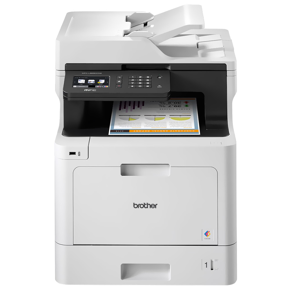 Impressora Multifuncional Brother Laser MFC-L8900CDW Wifi / 220V - Branco