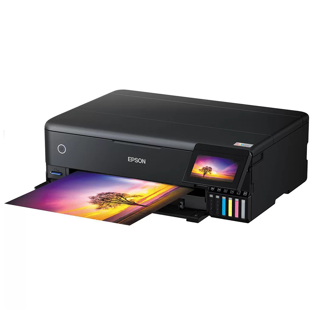 Impressora Multifuncional Epson L8180 EcoTank Wi-Fi / 220V - Preto