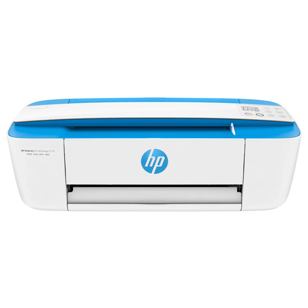 Impressora Multifuncional HP Deskjet 3775 Wifi / Bivolt - Branco / Azul