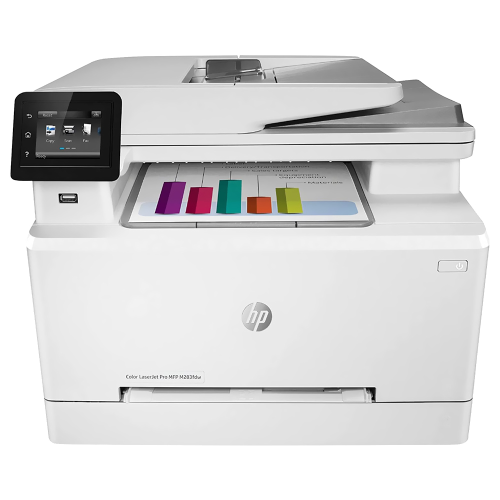 Impressora Multifuncional HP LaserJet Pro M283FDW Wifi / 220V - Branco