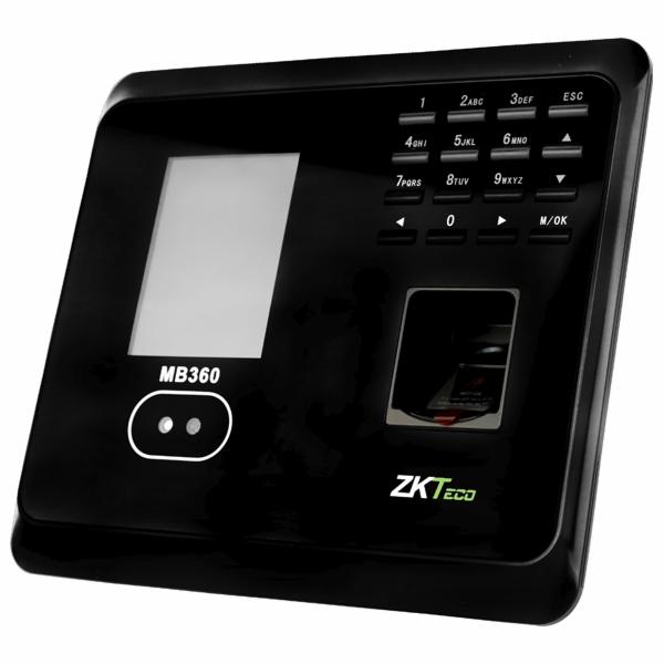 Leitor Biométrico de Tempo e Assistência Zkteco MB360 - Preto