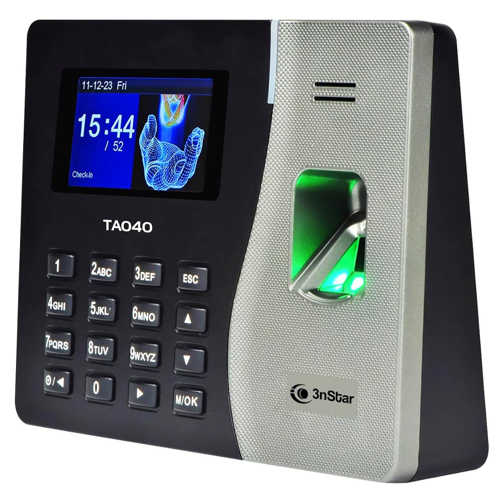 Leitor Biométrico Digital 3NSTAR TA040 - Preto / Dourado