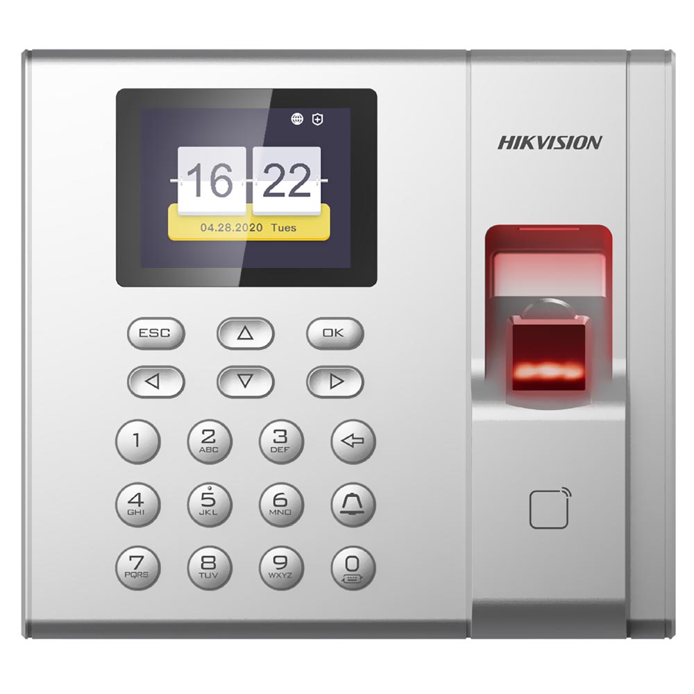 Leitor Biométrico Digital Hikvision DS-K1T8003EF - Prata