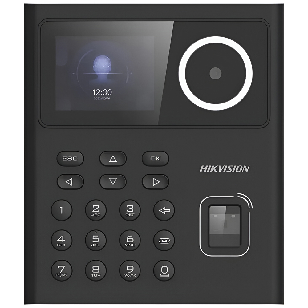 LEITOR BIOMETRICO HIKVISION DS-K1T320MX FACIAL PRETO 