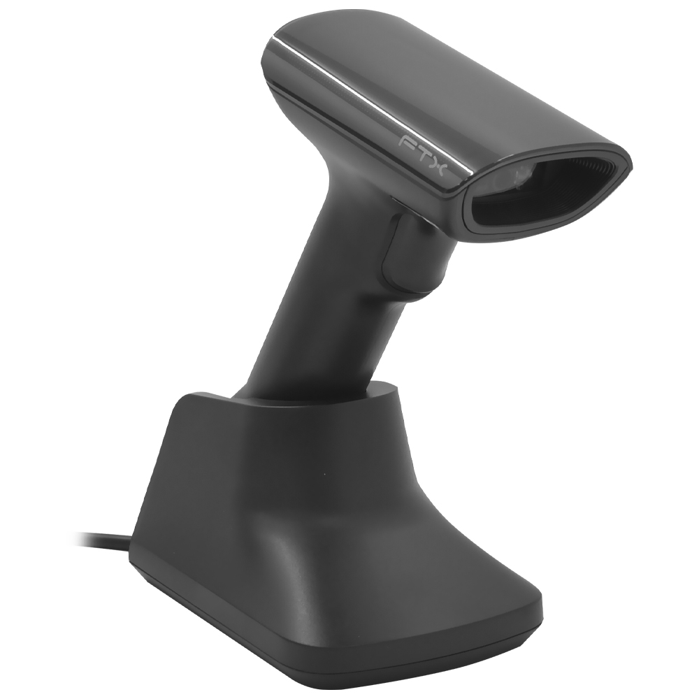 Leitor de Código de Barras FTX LC020U 1D / 2D / USB - Preto