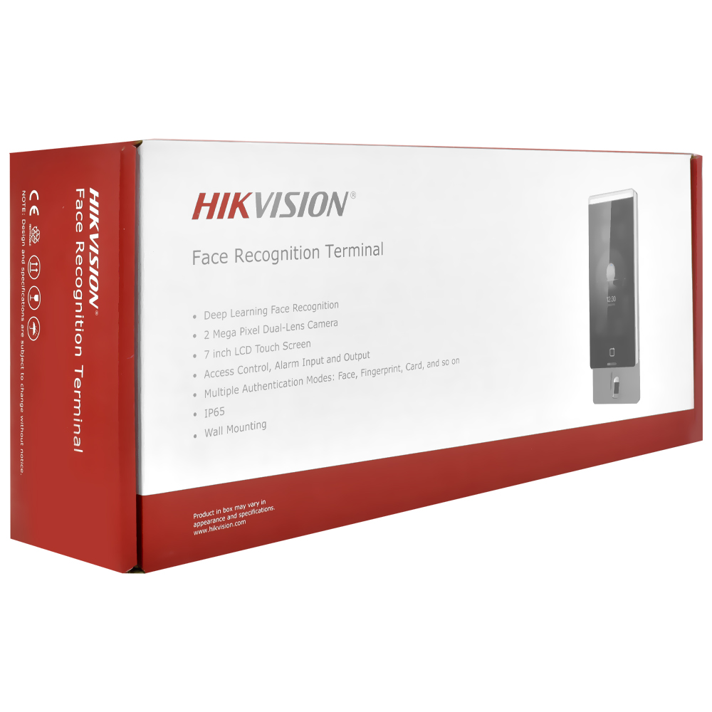 Terminal de Acesso Facial Hikvision DS-K1T671MF - Preto