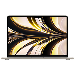 Apple MacBook Air MLY13LL/A A2681 M2 Octa Core Tela Retina 13.6" / 8GB de RAM / 256GB SSD - Starlight