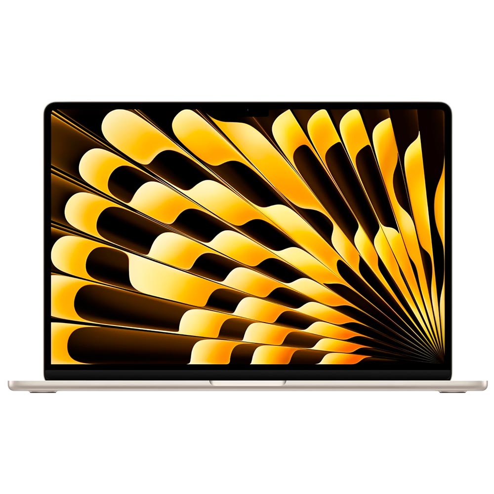 Apple MacBook Air MRXT3LL/A A3113 M3 Octa Core Tela Retina 13.6" / 8GB de RAM / 256GB SSD - Starlight (2024)