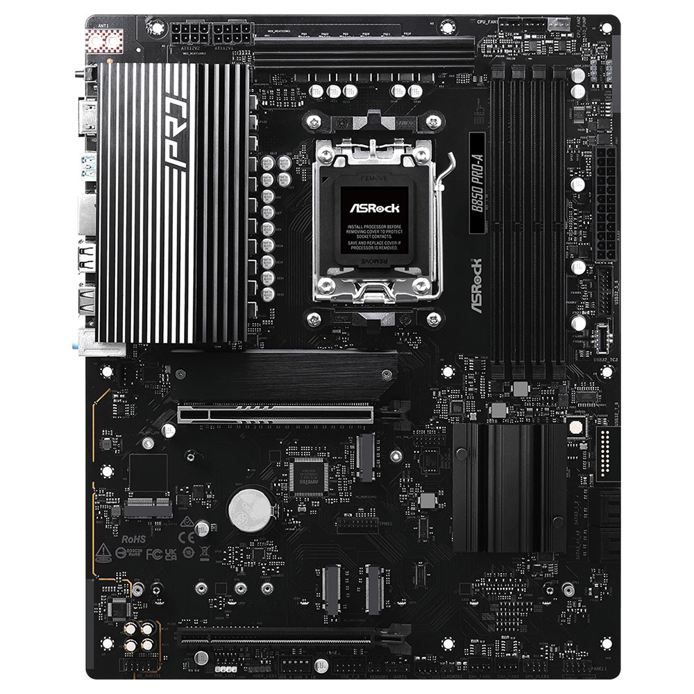 MB AM5 ASROCK B850 PRO-A M.2/DDR5/HDMI/TYPE-C/USB3.2/GLAN/SOM 90-MXBQM0-A0UAYAZ