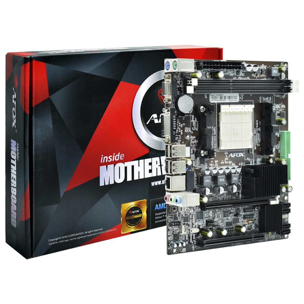 Placa Mãe AFOX A78-MAD3 Socket AM3 / VGA / DDR3