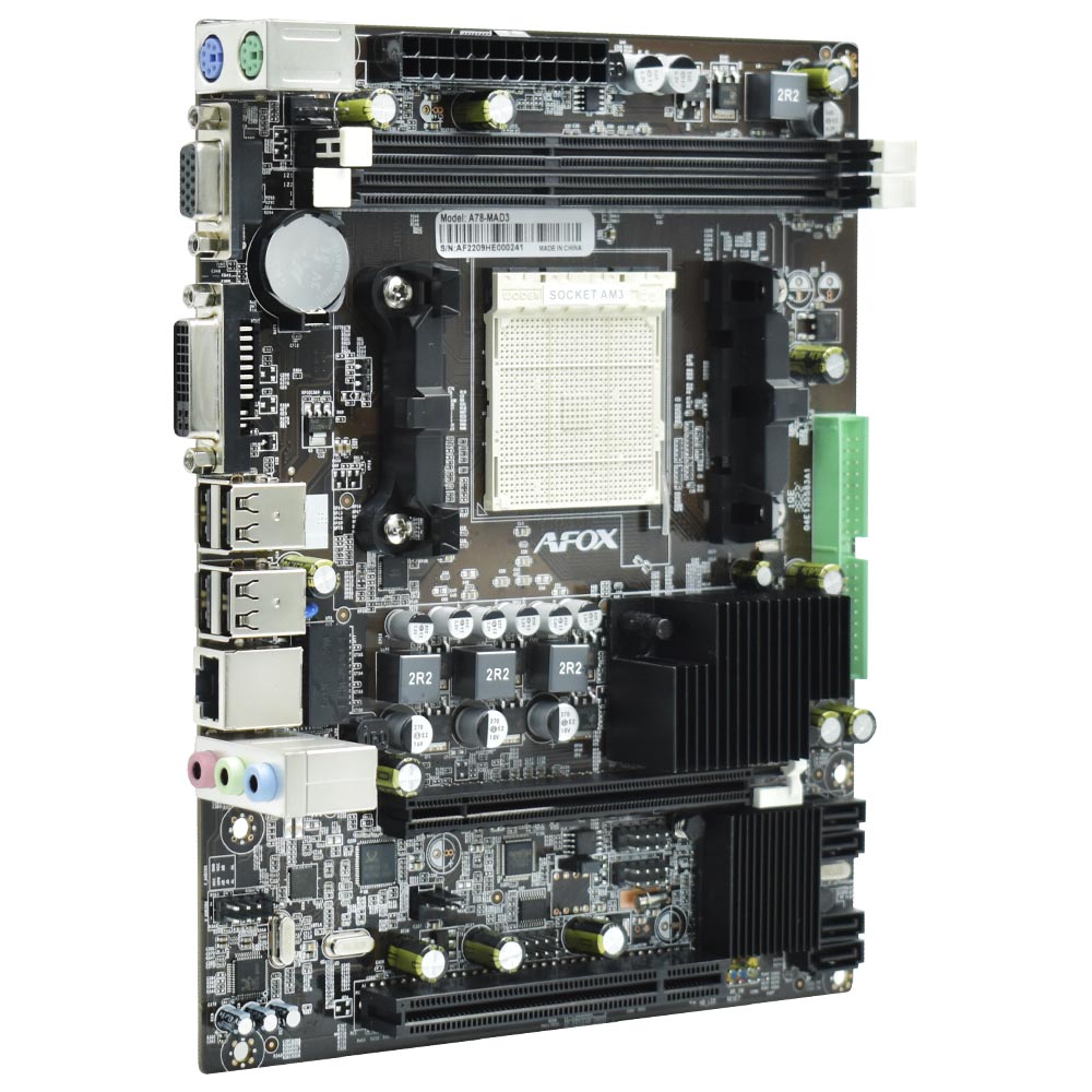 Placa Mãe AFOX A78-MAD3 Socket AM3 / VGA / DDR3