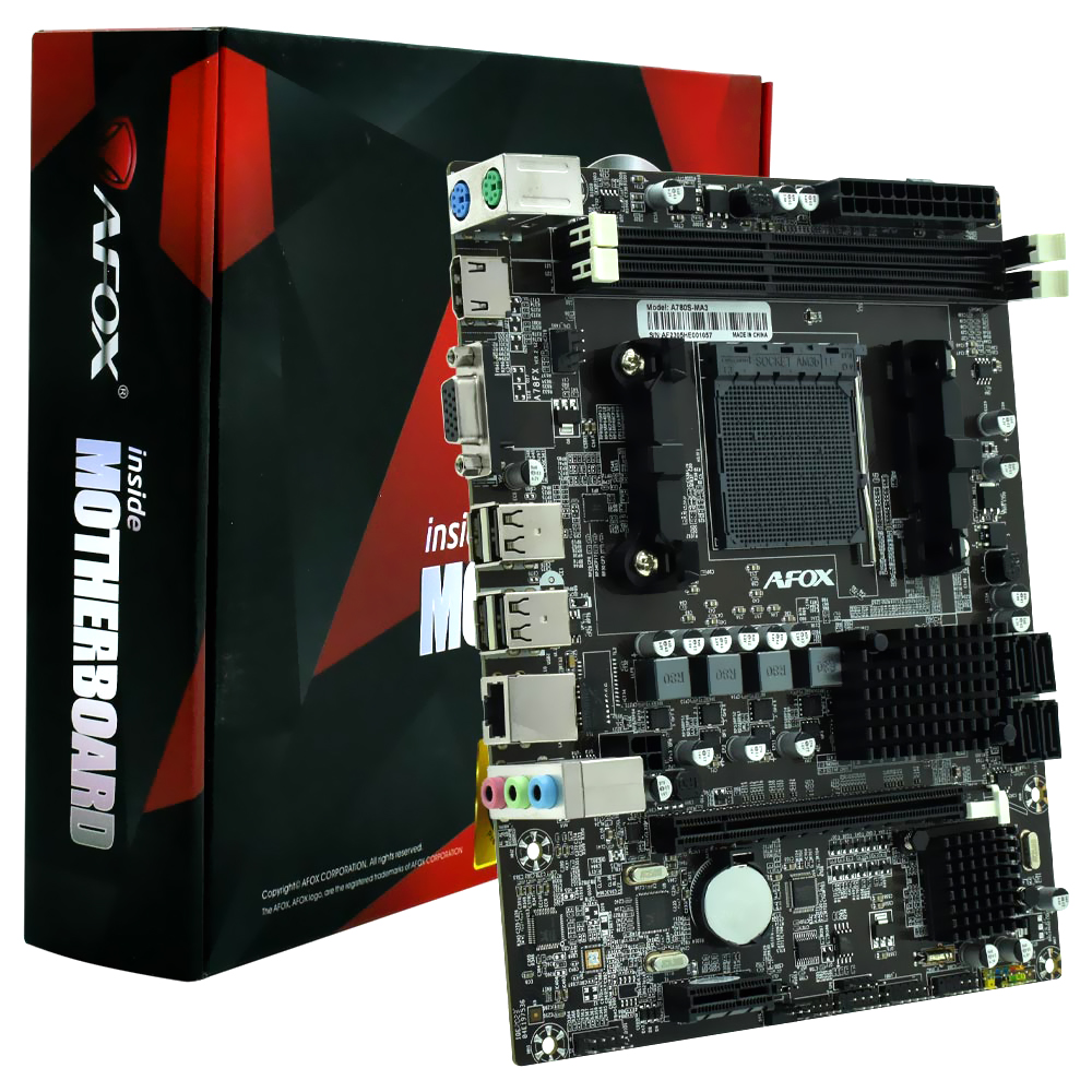 Placa Mãe AFOX A780S-MA3 Socket AM3+ / VGA / DDR3