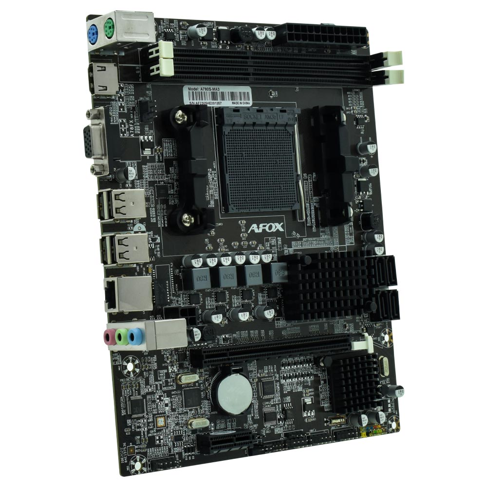 Placa Mãe AFOX A780S-MA3 Socket AM3+ / VGA / DDR3
