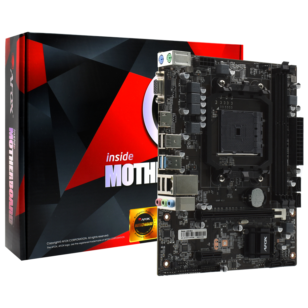 Placa Mãe AFOX A88-MA2 Socket FM2+ / VGA / DDR3