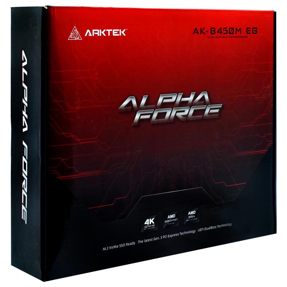 Placa Mãe Arktek AK-B450M EG Socket AM4 / VGA / DDR4