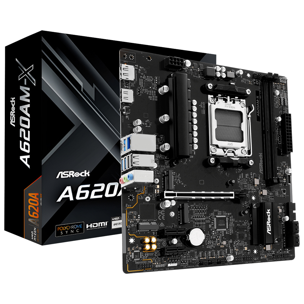 Placa Mãe ASRock A620M-X Socket AM5 / DDR5