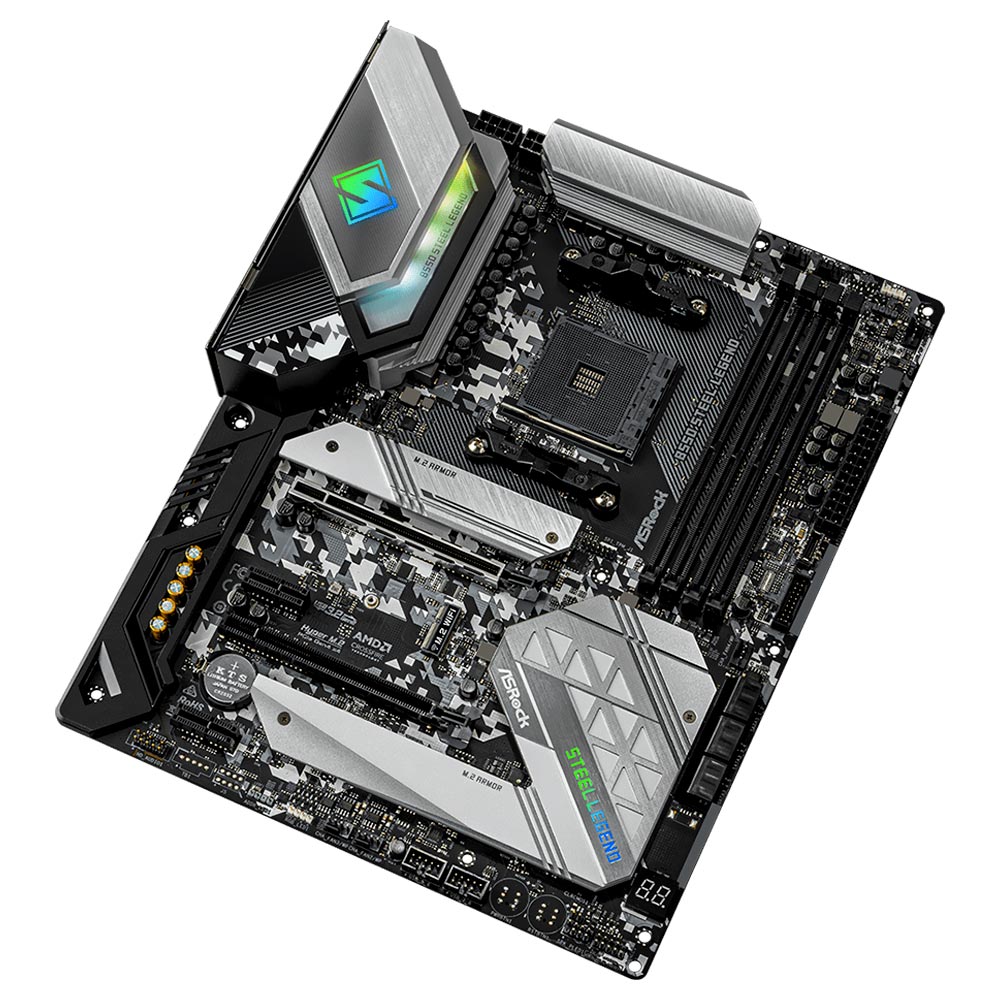 Placa Mãe ASRock B550 Steel Legend Socket AM4 / DDR4 