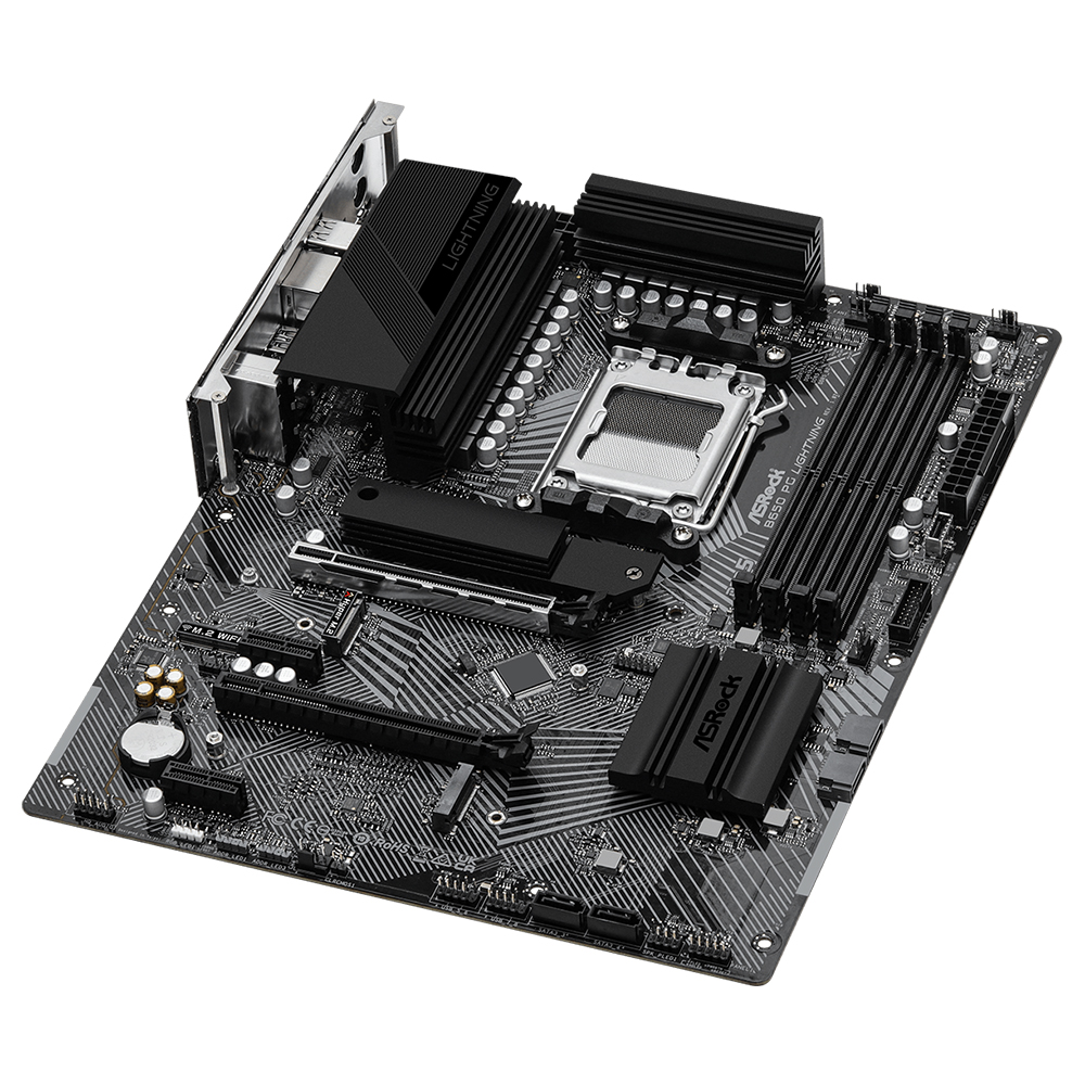 Placa Mãe ASRock B650 PG Lightning Socket AM5 / DDR5