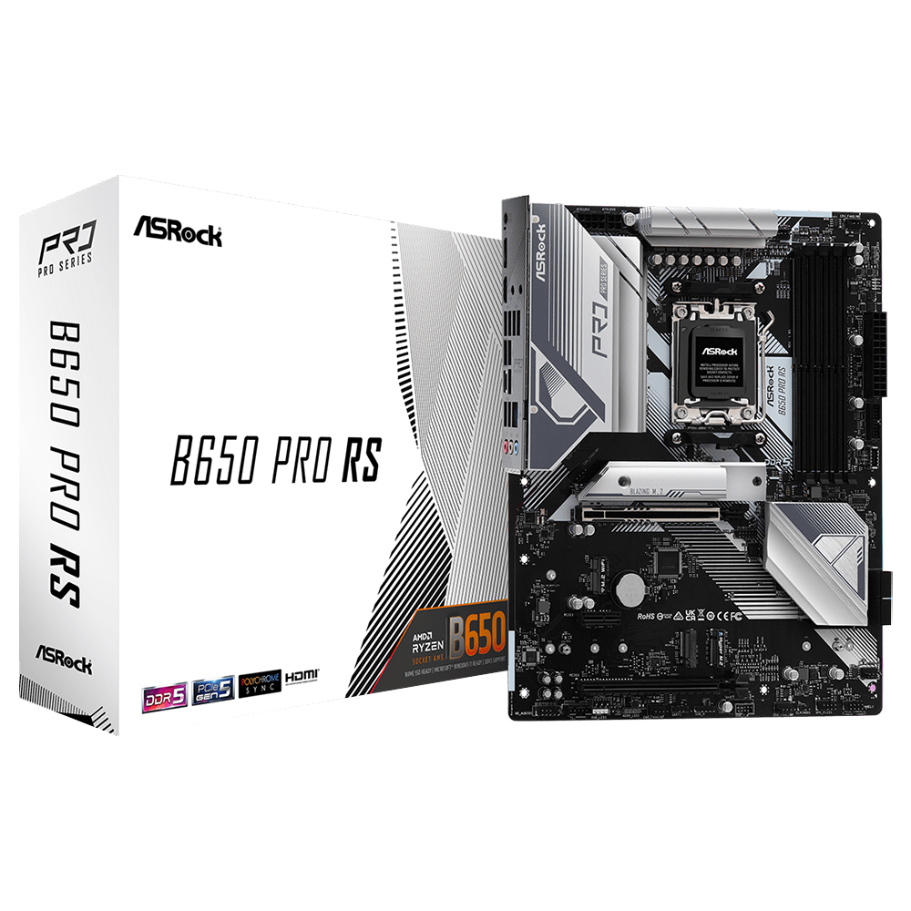 Placa Mãe ASRock B650 Pro RS Socket AM5 / DDR5