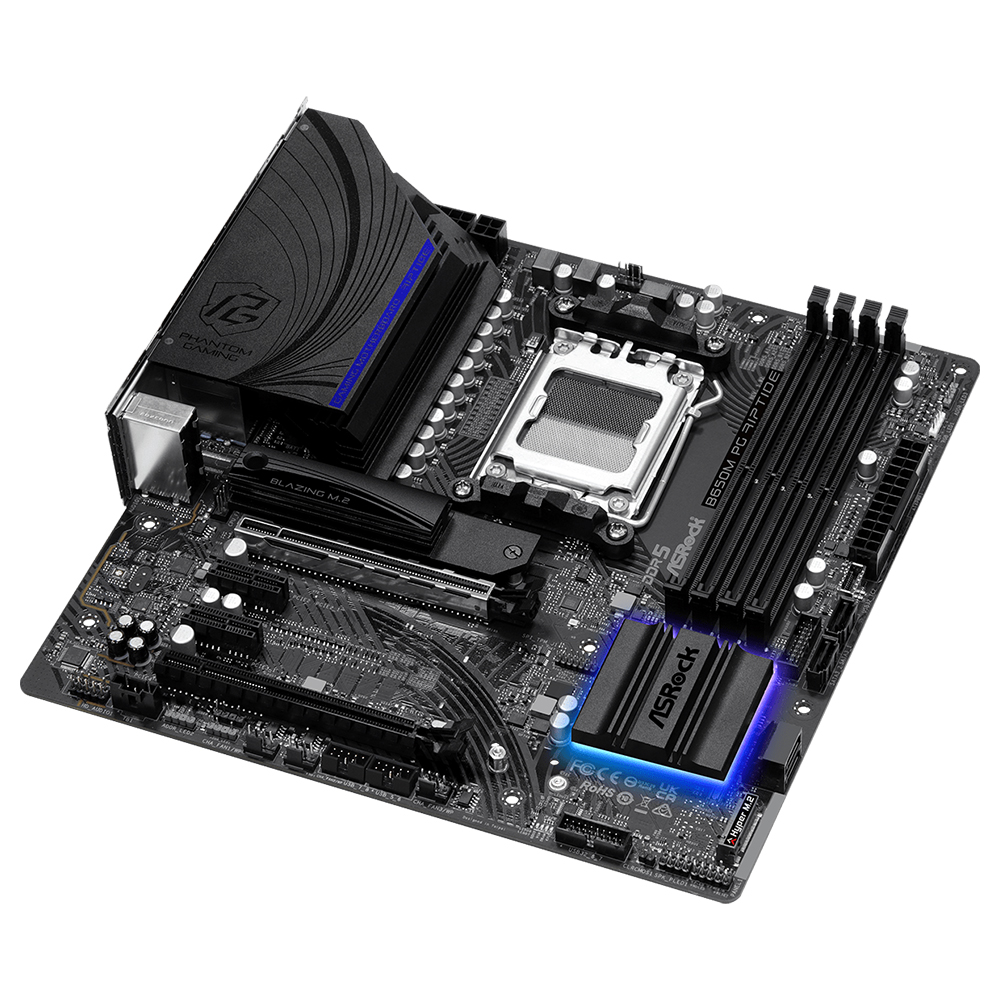 Placa Mãe ASRock B650M PG Riptide Socket AM5 / DDR5