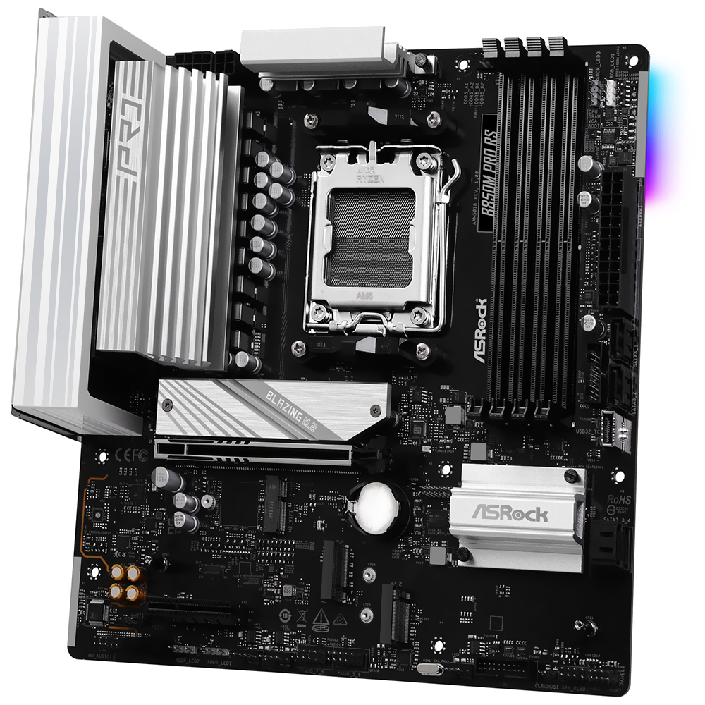 Placa Mãe ASRock B850M Pro RS Socket AM5 / DDR5