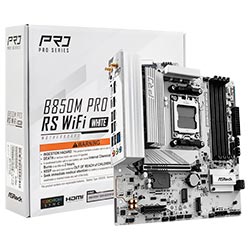 Placa Mãe ASRock B850M Pro RS Wi-Fi White Socket AM5 / DDR5