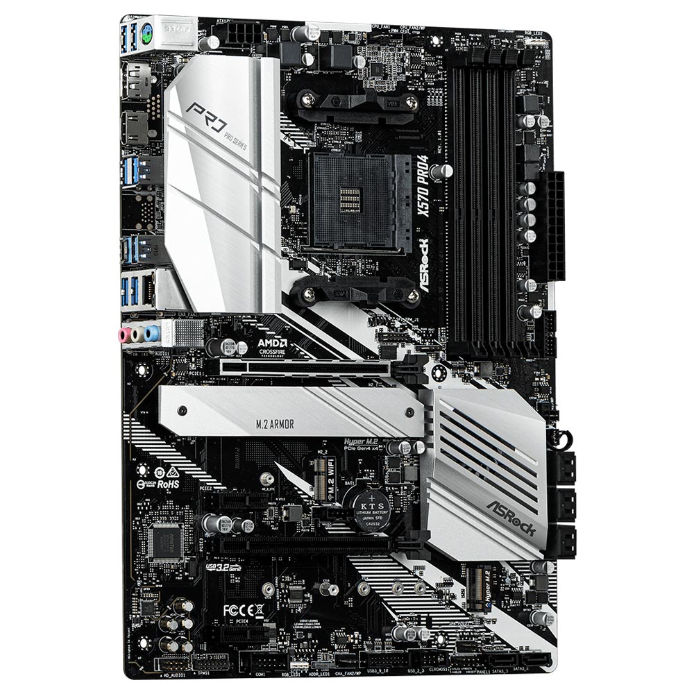 Placa Mãe ASRock X570 Pro4 Socket AM4 / DDR4