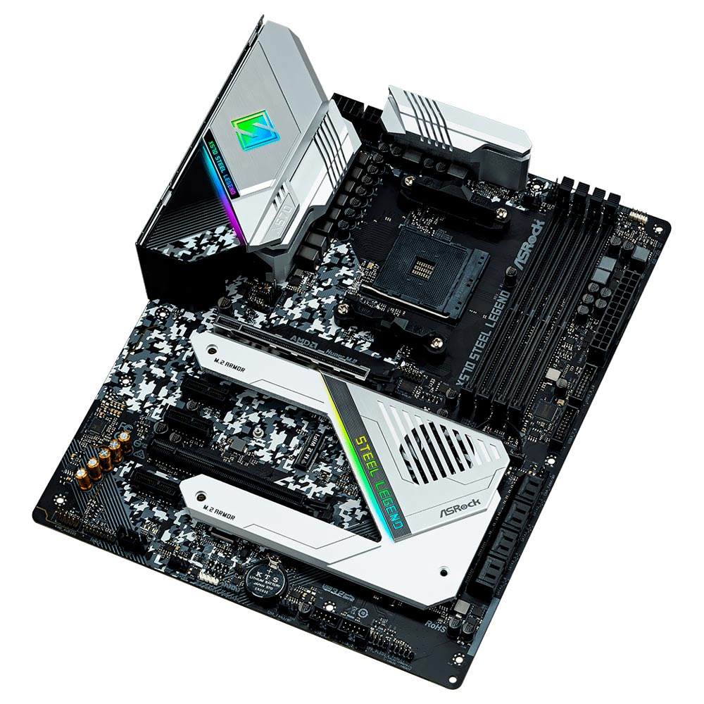 Placa Mãe ASRock X570 Steel Legend Socket AM4 / DDR4 