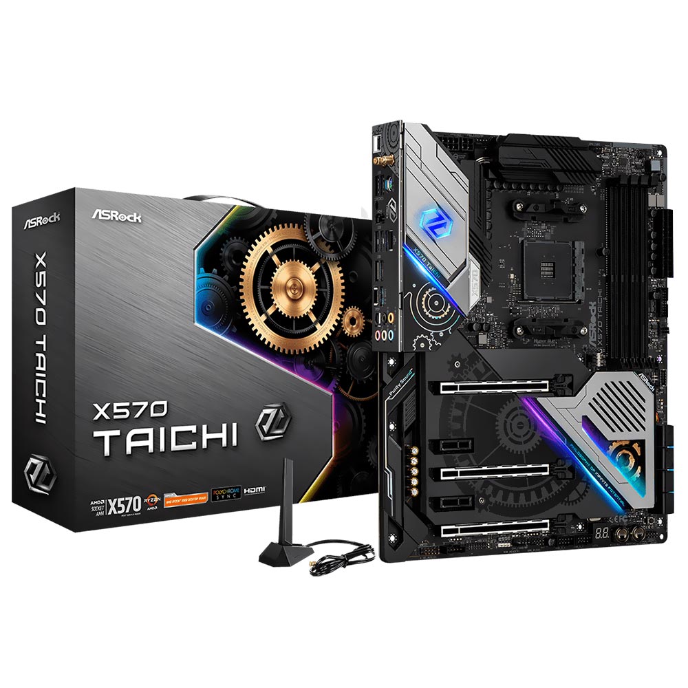 Placa Mãe ASRock X570 Taichi Socket AM4 / DDR4