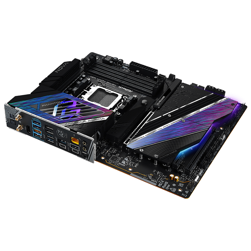 Placa Mãe ASRock X870E Nova Wi-Fi Socket AM5 / DDR5