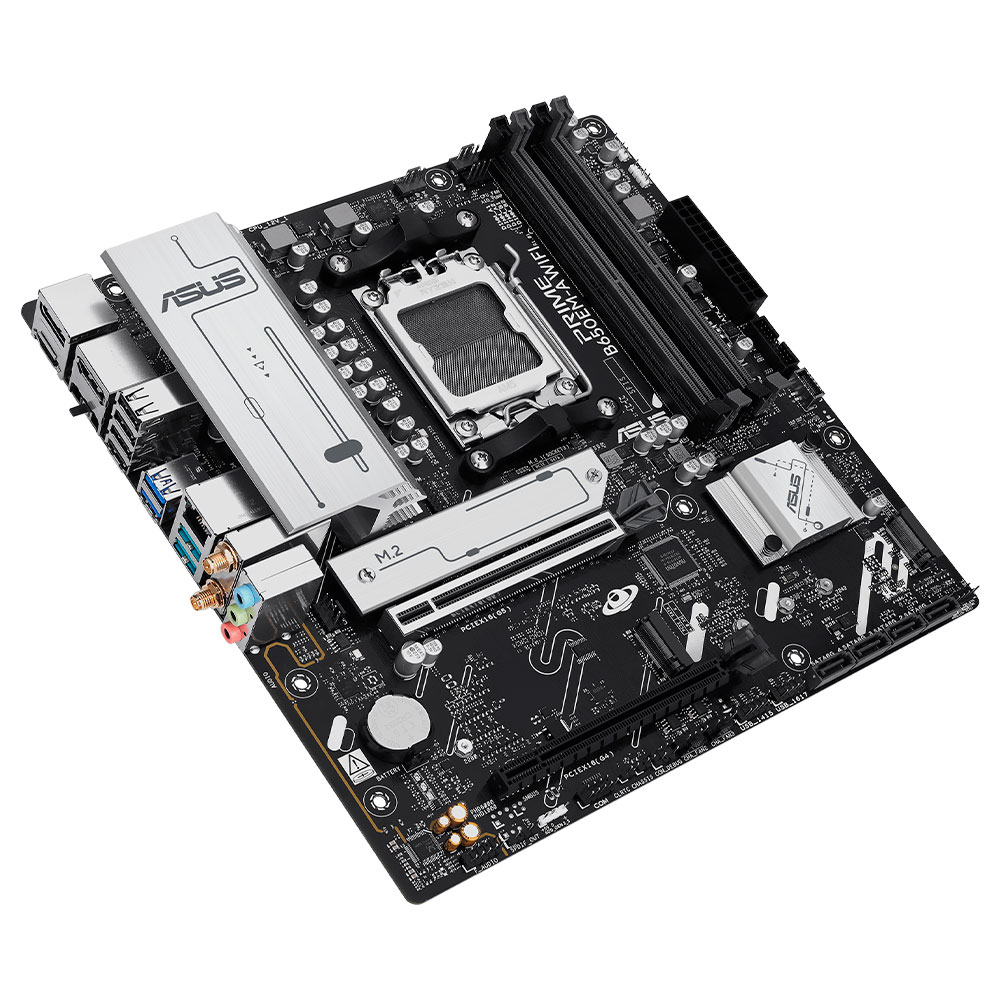 Placa Mãe ASUS B650EM-A Wi-Fi Socket AM5 / DDR5