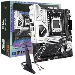Placa Mãe ASUS B850M AYW Gaming Wi-Fi Socket AM5 / DDR5