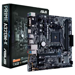 Placa Mãe ASUS Prime A320M-K Socket AM4 / VGA / DDR4