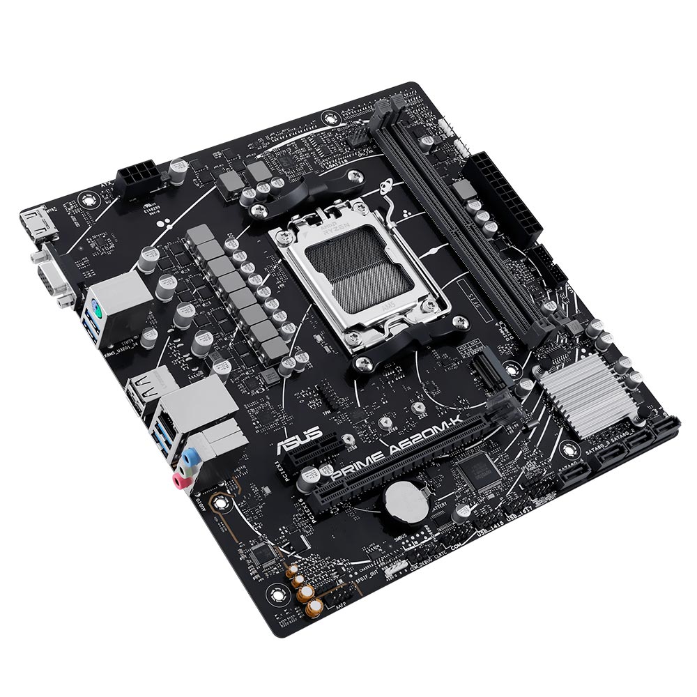 Placa Mãe ASUS Prime A620M-K Socket AM5 / VGA / DDR5