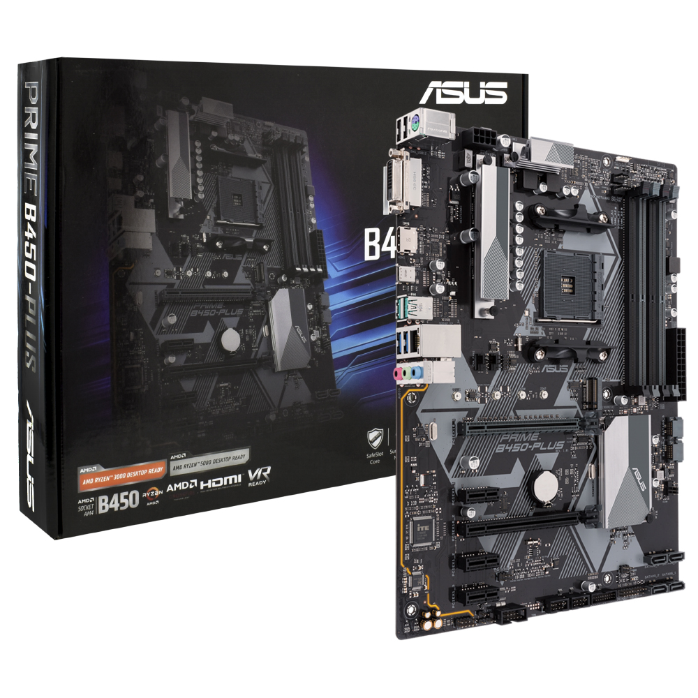 Placa Mãe ASUS Prime B450-PLUS Socket AM4 / DDR4 