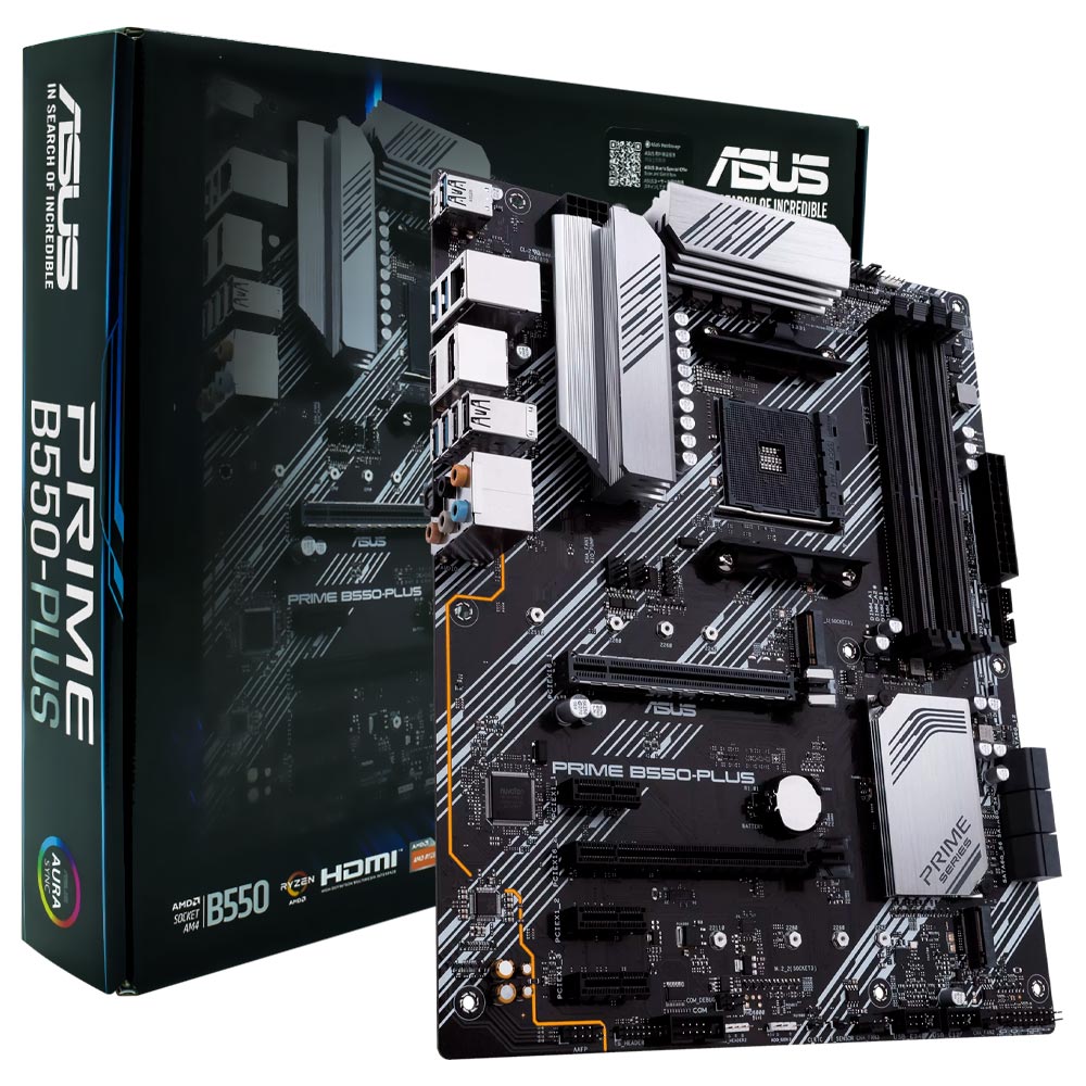 Placa Mãe ASUS Prime B550-PLUS Socket AM4 / DDR4