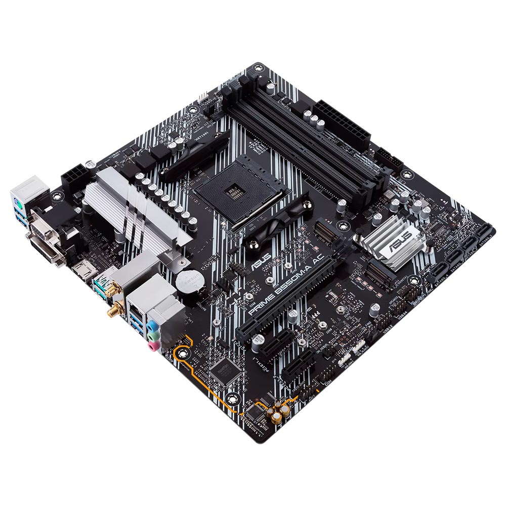 Placa Mãe ASUS Prime B550M-A AC Socket AM4 / VGA / DDR4