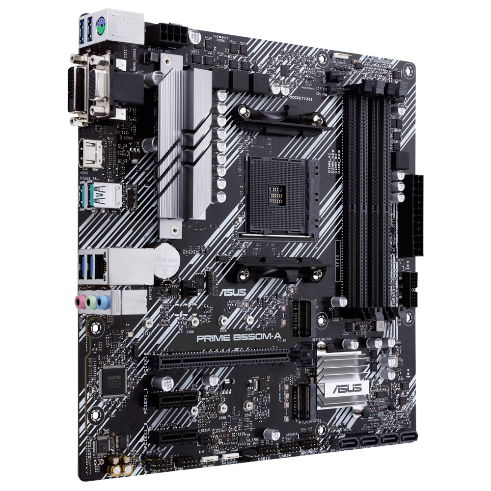 Placa Mãe ASUS Prime B550M-A CSM Socket AM4 / VGA / DDR4