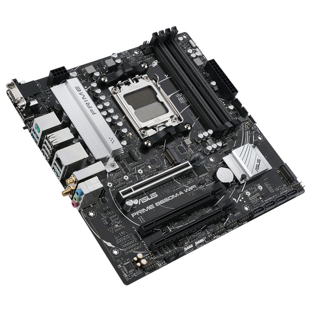 Placa Mãe ASUS Prime B650M-A Wi-Fi Socket AM5 / VGA / DDR5