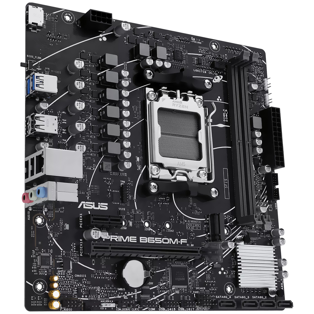 Placa Mãe ASUS Prime B650M-F Socket AM5 / DDR5