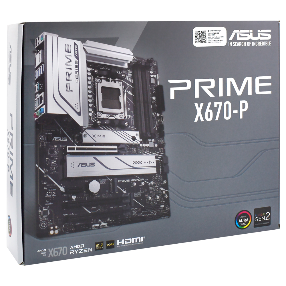 Placa Mãe ASUS Prime X670-P Socket AM5 / DDR5