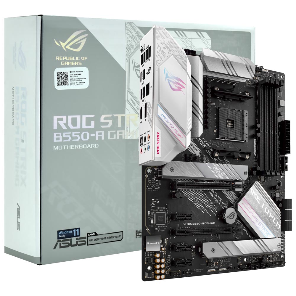 Placa Mãe ASUS ROG Strix B550-A Gaming Socket AM4 / DDR4